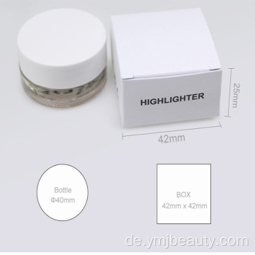 Hochpigment Make -up -Privaditionsetikett Cream Gelee Highlighter